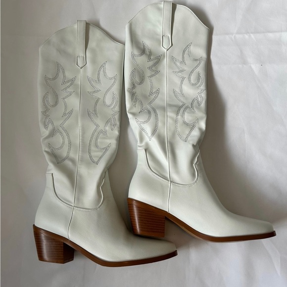 Cowgirl heeled boots tall - Picture 1 of 7
